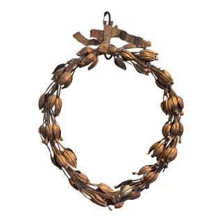19th Century Tole Wreath For Sale