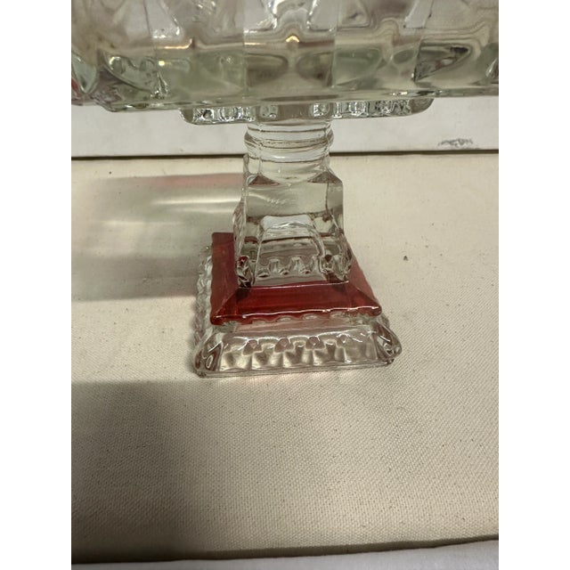 Up for consideration is a beautiful glass pedestal candy dish. This would look lovely in your home and it is a great find...