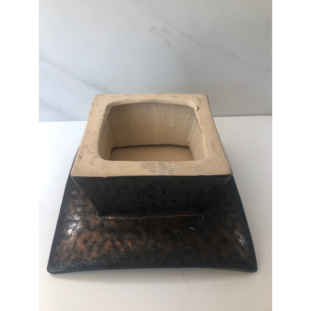 Vintage Ceramic Display Plant Stand Riser For Sale - Image 9 of 10