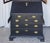 1940s Black Chippendale Style Secretary Desk/ Secretary Hutch, 2 Piece Cabinet For Sale - Image 4 of 17