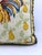 French Country Vintage Yellow and Blue Rooster Country Needlepoint Pillow For Sale - Image 3 of 6