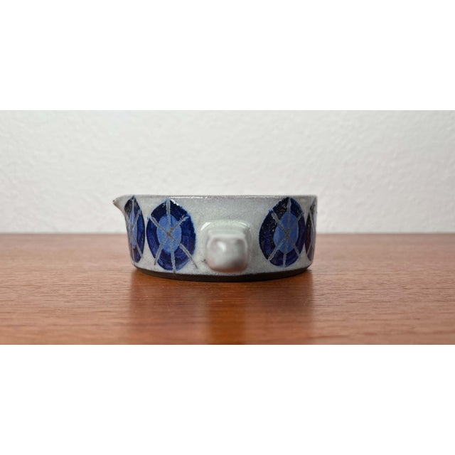 Mid-Century Modern Danish Studio Pottery Bowl with Handle by Zoltan Kiss Keramik, 1960s For Sale - Image 14 of 18