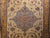 Vintage Turkish Oushak Rug, Handwoven Geometric Pattern, Ivory & Blue, 8' x 11' For Sale - Image 17 of 18