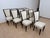 Art Deco Dining Chairs in Lacquer & Alcantara, Paris, 1930, Set of 10 For Sale - Image 3 of 18