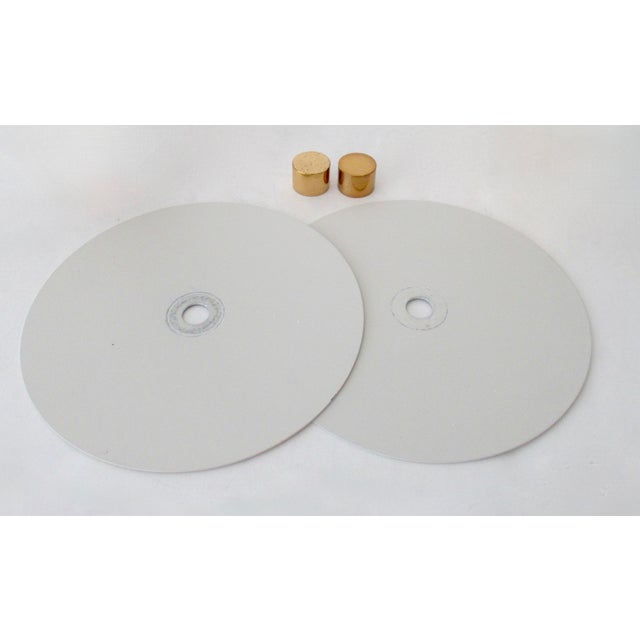 C.1980's Hinson Brass Plated Swing Arm Sconces - Pair For Sale - Image 11 of 18