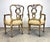 19th Century Louis XVI Directoire Style Painted Armchairs—a Pair For Sale - Image 4 of 12