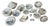 Antique Dinner Set from Gien, 1900, Set of 50 For Sale