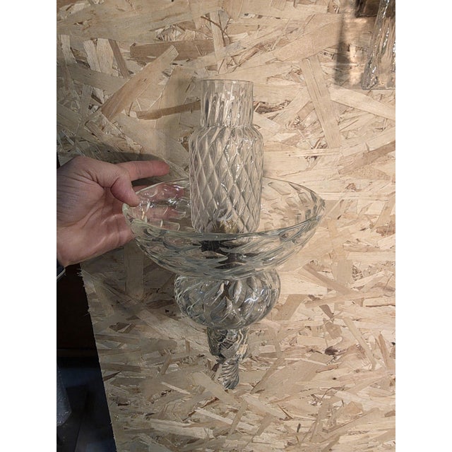 Diamante Glass Wall Lamp by Carlo Scarpa for Venini, 1930s For Sale - Image 16 of 18