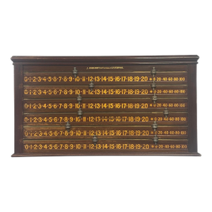 Antique English Snooker Scoreboard