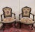 Louis Xv Style Armchairs in Blackened Wood, Set of 2 For Sale - Image 9 of 9