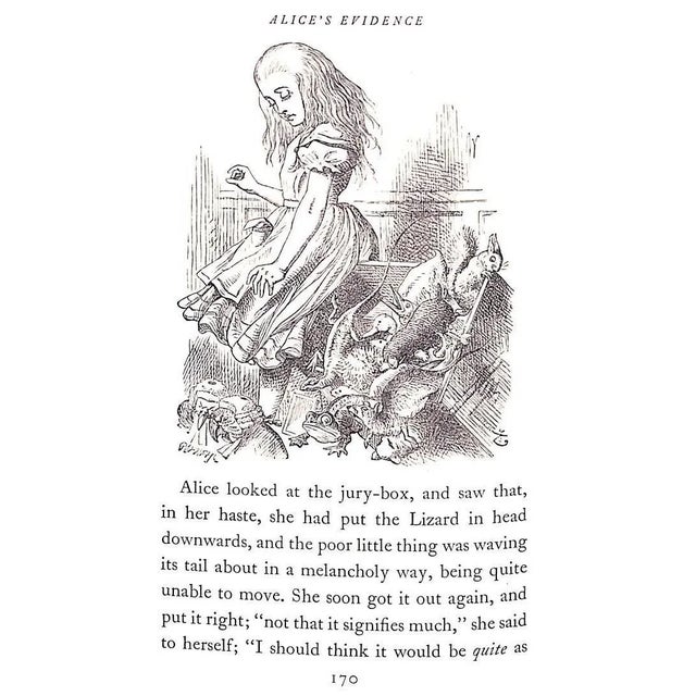 White "Alice's Adventures in Wonderland" 1932 Carroll, Lewis For Sale - Image 8 of 12