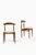Dining Chairs in Leather and Rosewood attributed to Knud Færch, 1950s, Set of 6 For Sale - Image 3 of 11
