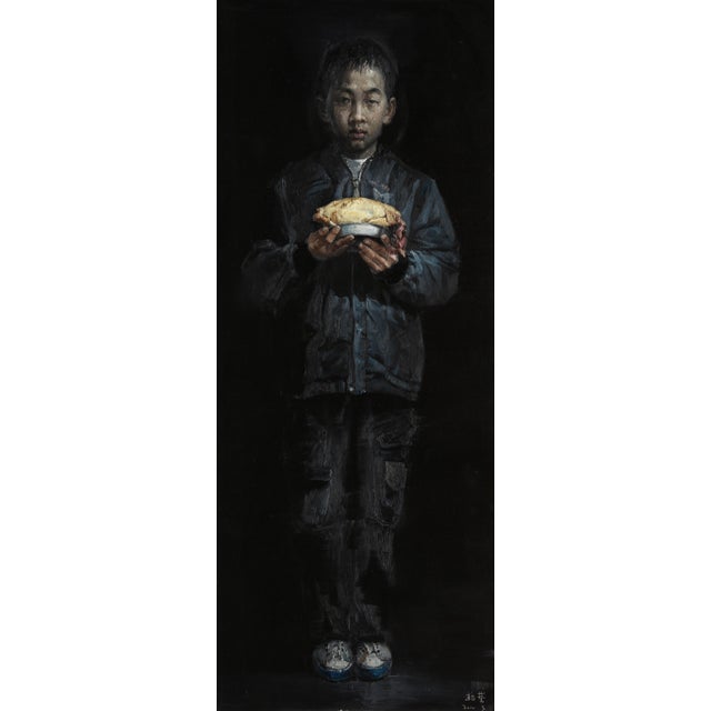 Wei Yi 魏艺, Huang Xiaohu from Childhood, Larger Than Life, 2010, Oil on Canvas For Sale - Image 7 of 7