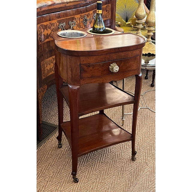 Brown A Louis XVI Mahogany Rafraichissoir in the Manner of Joseph Gengenbach Canabas For Sale - Image 8 of 8