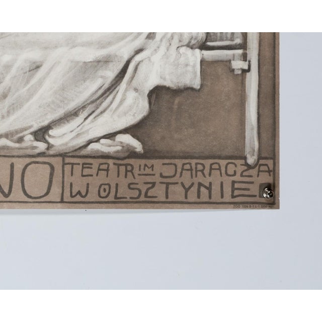 Paper White Marriage Theater Poster by F. Starowieyski, 1978 For Sale - Image 7 of 9