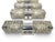 Glass and Chrome-Plated Steel Wall Lamps from Targetti, 1970s, Set of 4 For Sale - Image 4 of 8