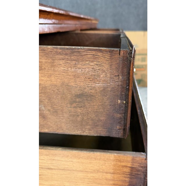 18th Century Solid Mahogany 5-Drawer Chest For Sale - Image 12 of 12