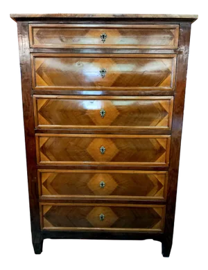 Vintage Walnut Chest of Drawers