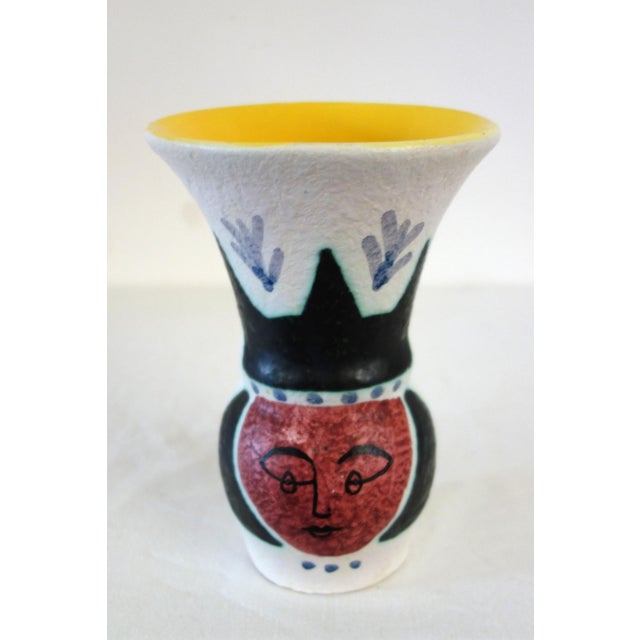1960s Ceramic Vase by Jacques Sagan for Vallauris, 1950s For Sale - Image 5 of 11