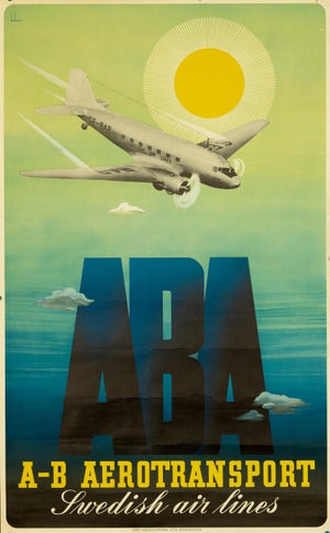 A-B Aerotransport — Swedish Air Lines — Anders Beckman — Circa 1930