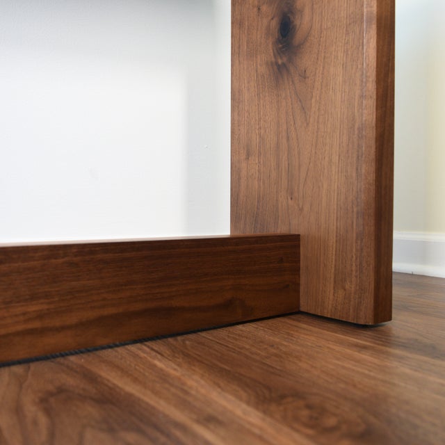 Black Walnut Modern Console Table For Sale - Image 10 of 12