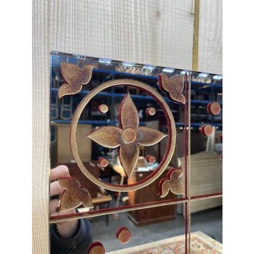 Artist: None Period: 20th century Style: Art Nouveau Condition: Perfect condition Material: Glass Length: 120Width:...