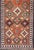 Textile Vintage Turkish Kars Runner With Tribal Motif Design in Orange-Brown Colors 1'9 X 6'5 For Sale - Image 7 of 12