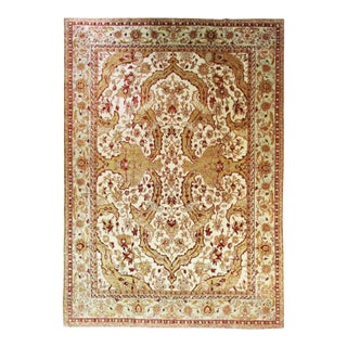 Early 20th Century Indo Agra Rug For Sale