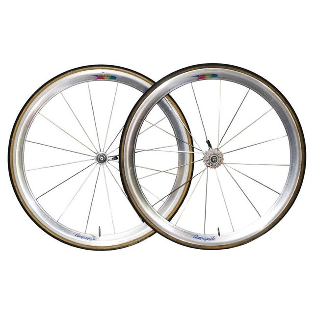 Vintage Campganolo Shamal 12 HPW Wheelset, Set of 2 For Sale - Image 16 of 16