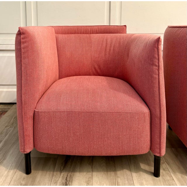 Contemporary Pair of Philippe Nigro Hémicycle Armchairs for Ligne Roset For Sale - Image 3 of 18