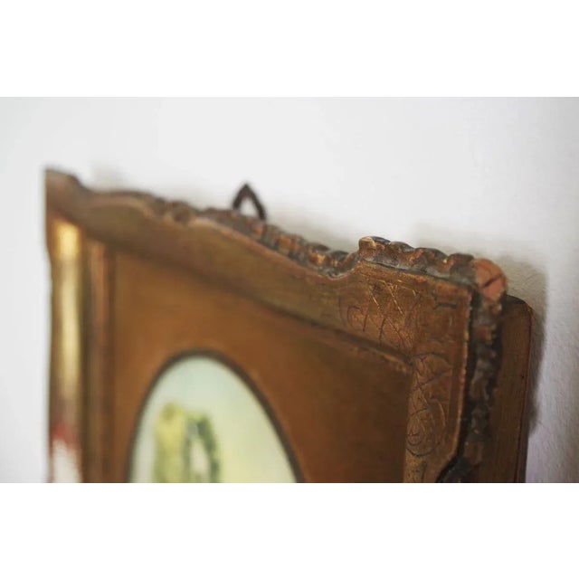 Aqua Quadretto Representation, Madonna, 1960s For Sale - Image 8 of 11