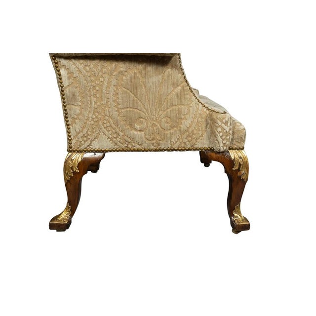 George I Walnut and Parcel Gilt Armchair For Sale - Image 9 of 14