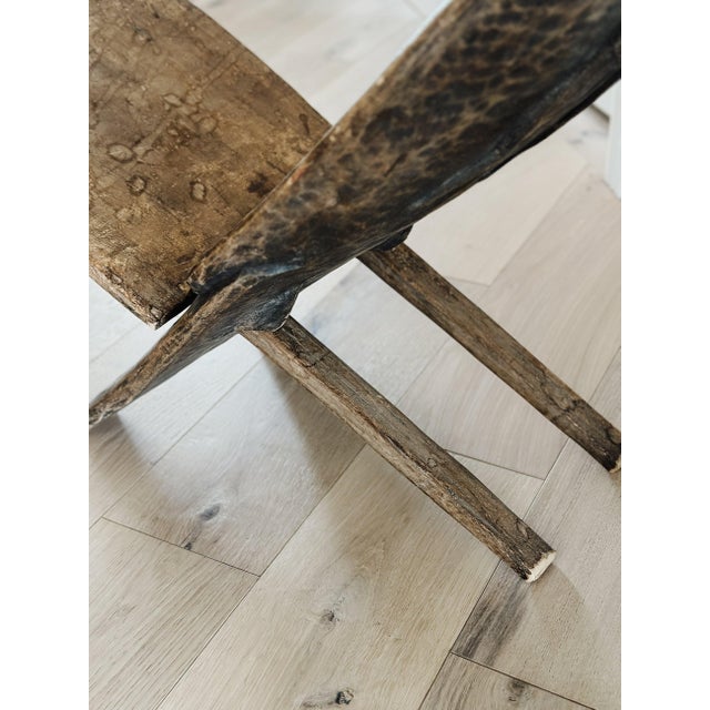 Antique Hand Carved Senufo Stargazer Chair For Sale - Image 12 of 12