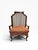 English Vintage Mahogany Spindle-Back Armchair Attributed to Baker Furniture For Sale - Image 3 of 13