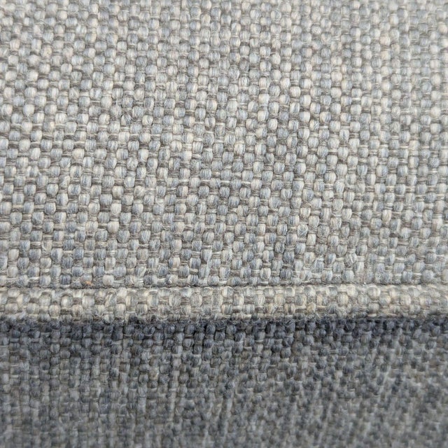 Gray Ethan Allen Arcata 3-Seat Gray Sofa With Cushions For Sale - Image 8 of 9