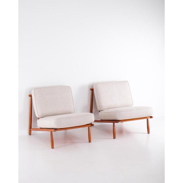 Alf Svensson Set of Easy Chairs Model Domus by Alf Svensson attributed to Dux, Sweden, 1950s For Sale - Image 4 of 13