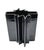 Mid-Century Modern Black Ceramic Vase by Angelo Mangiarotti for F.lli Brambilla, Italy, 1960s For Sale - Image 3 of 9