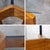 Mid to Late 20th Century Modern to Scandinavian Modern Dining Table Teak Slab Base & Rectangular Beveled Glass Top For Sale - Image 14 of 18