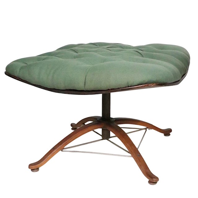 Iconic Mid Century Mr. Chair, and ottoman designed by George Mulhauser for Plycraft, circa 1950's. The chair and ottoman...