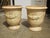 Pair of Small, Cream Colored Terra Cotta Pots From Anduze, France For Sale - Image 18 of 18