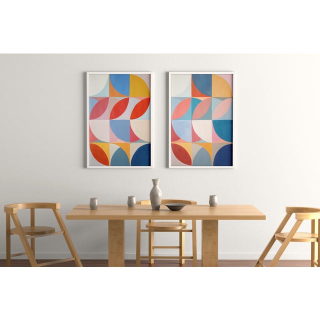 In Order Follows Repetition, Natalia Roman presents a Bauhaus-inspired diptych where geometric abstraction and refined...