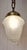 Goldenrod Antique French Teardrop Lamp with Frosted Relief Glass Shade on Brass Mount, 1900s For Sale - Image 8 of 9