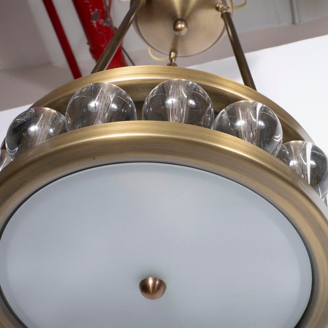 Tambour pendant by David Duncan For Sale In New York - Image 6 of 8