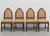 Set of Four - Amsterdam School Art Deco Oak Dining Chairs, Netherlands, C. 1930s For Sale - Image 4 of 17