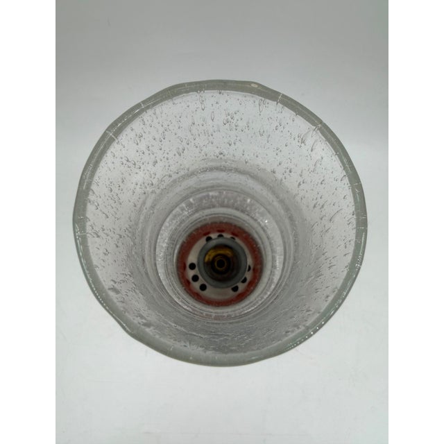 A very rare and hard-to-find vintage oil lamp burner cap or candle holder attributed to Stoff Nagel, the iconic German...