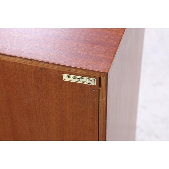 Mid-Century Mahogany 2-Shelves Bookcase For Sale - Image 9 of 12