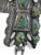 Turquoise Michael Little Elk Sterling Silver Turquoise Kachina Eagle Dancer Sculpture For Sale - Image 8 of 13