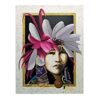 j.d. Challenger "Gray Bird" Hand Signed Serigraph on Paper For Sale