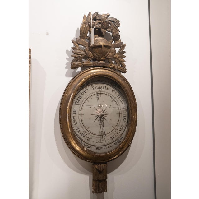 French 17th-Century Barometer For Sale - Image 3 of 3
