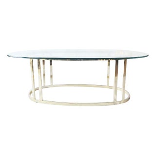 Brass Modern Coffee Table For Sale